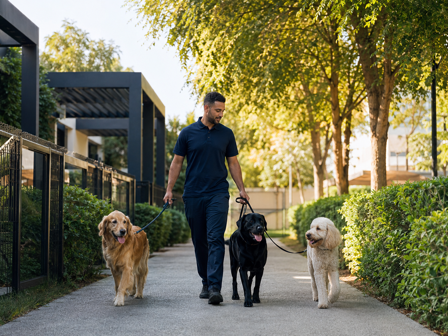 Dogs receiving structured support and care